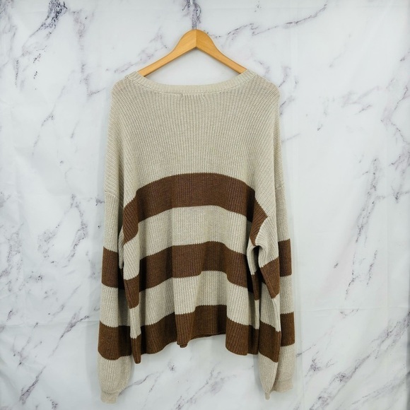 BB Dakota by Steve Madden Stripe Pullover Jumper Sweater - Picture 4 of 5